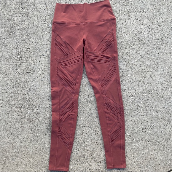 Rust Alo High-Waisted Leggings - Picture 1 of 6